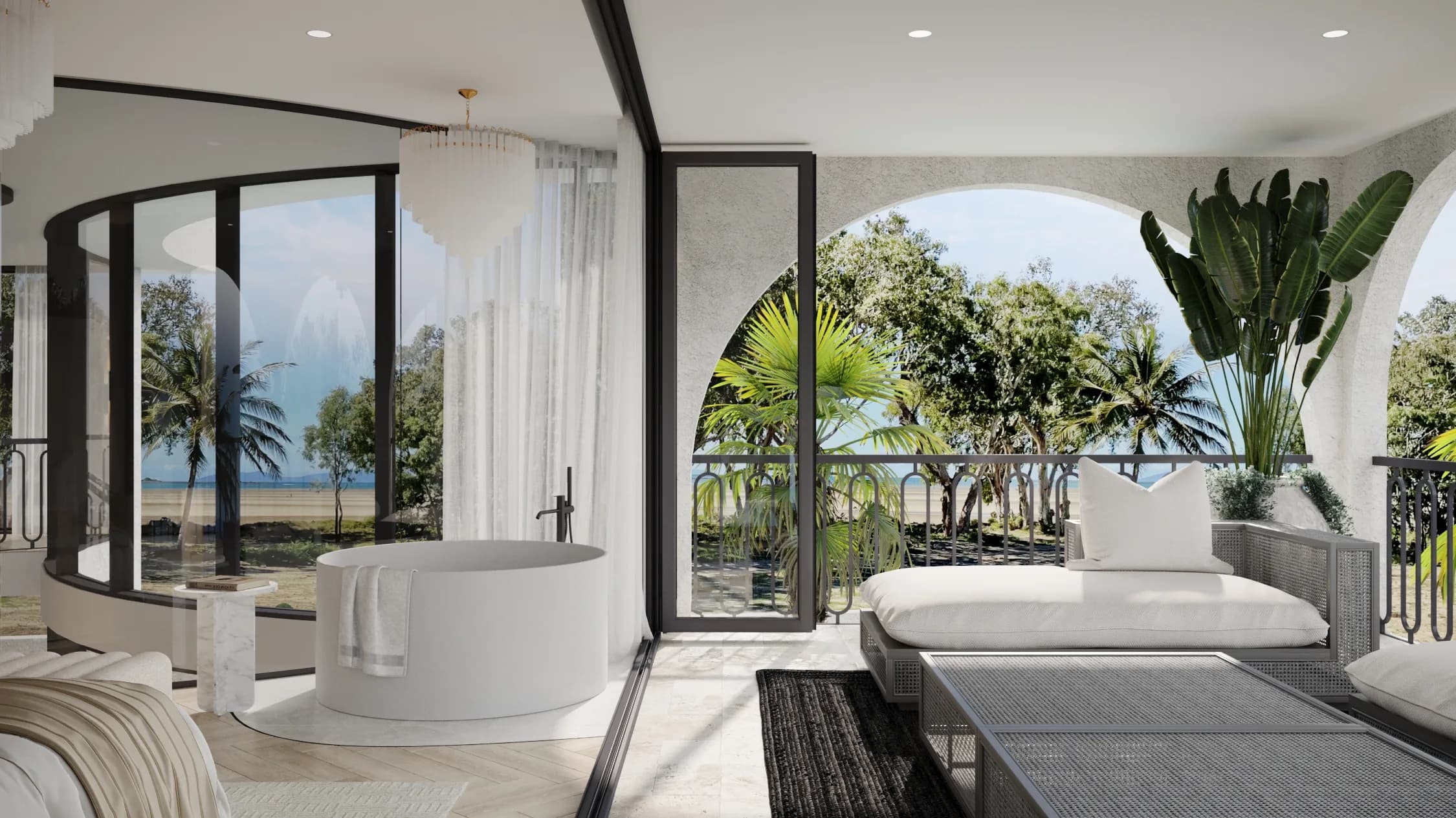 Shoal Point II interior design by Luxxe Interiors