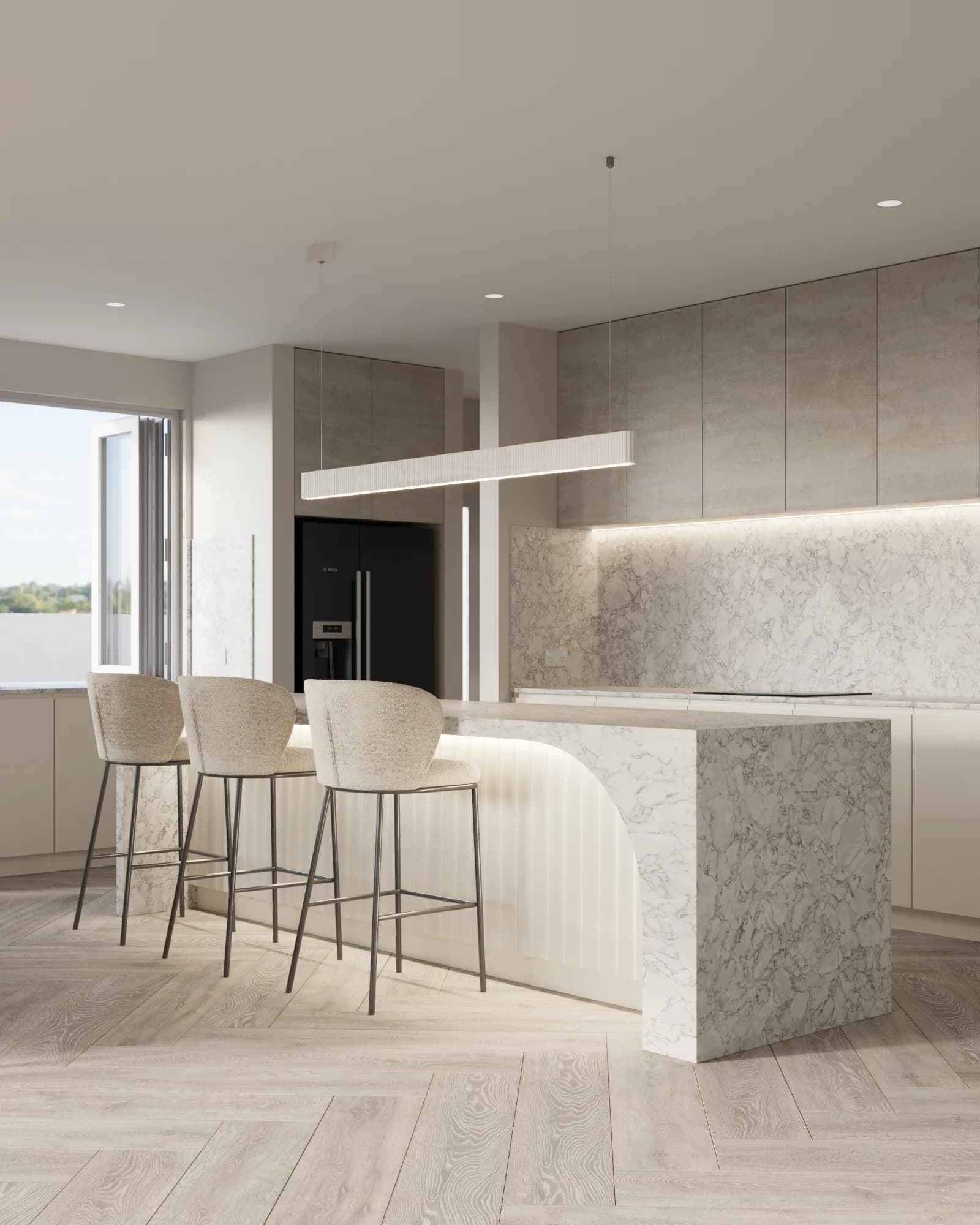 Shoal Point V interior design by Luxxe Interiors